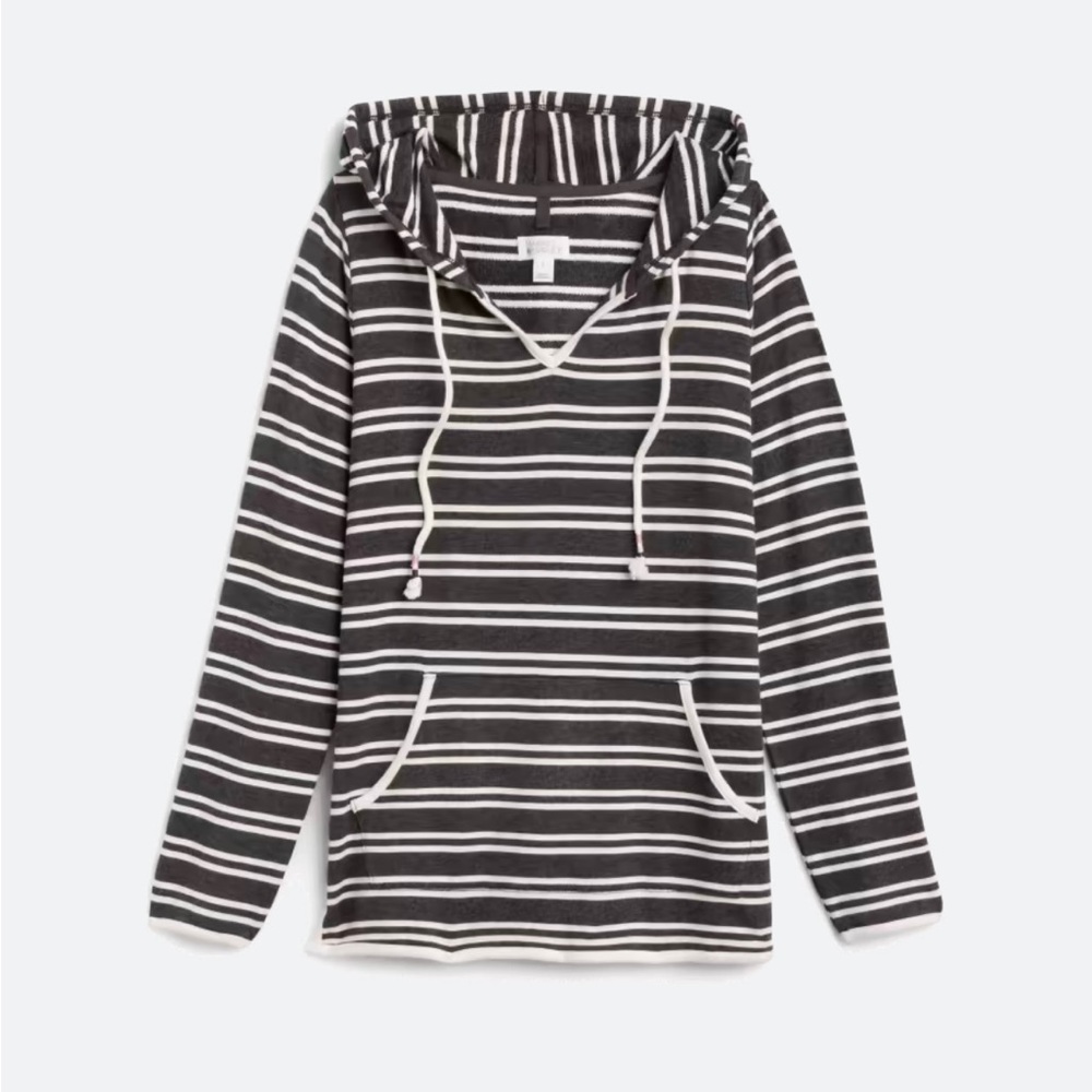 Market & Spruce - Malala split neck French Terry hoodie.   1X - SO SOFT.